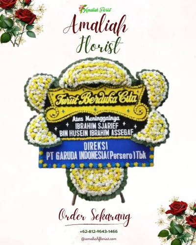 Papan Bunga Duka di Tugubandung