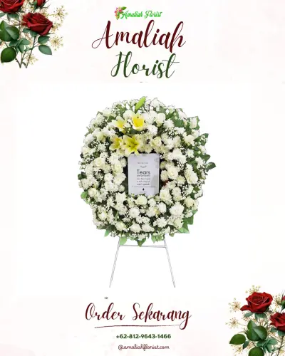 Krans Bunga Duka Cita di Tugubandung